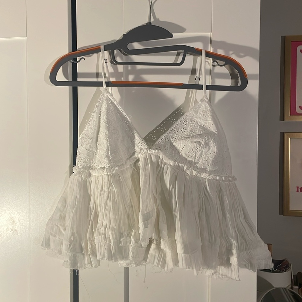 White tank top